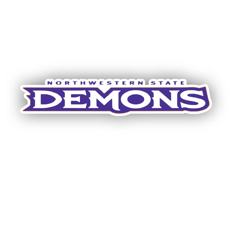 Northwestern State - Purple Lettering - Iron On DTF Transfer - Custom Size