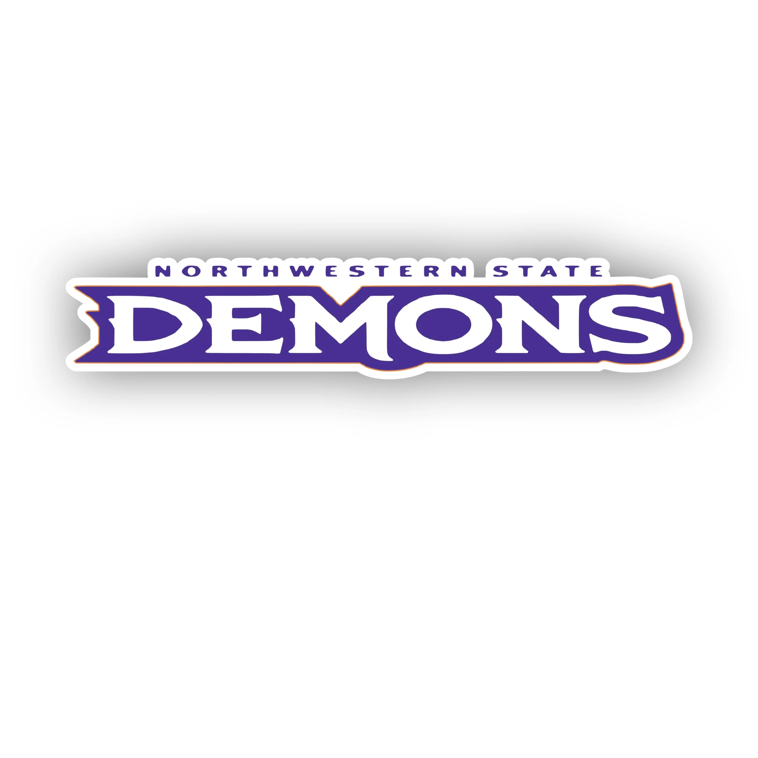 Northwestern State - Purple Lettering - Iron On DTF Transfer - Custom Size