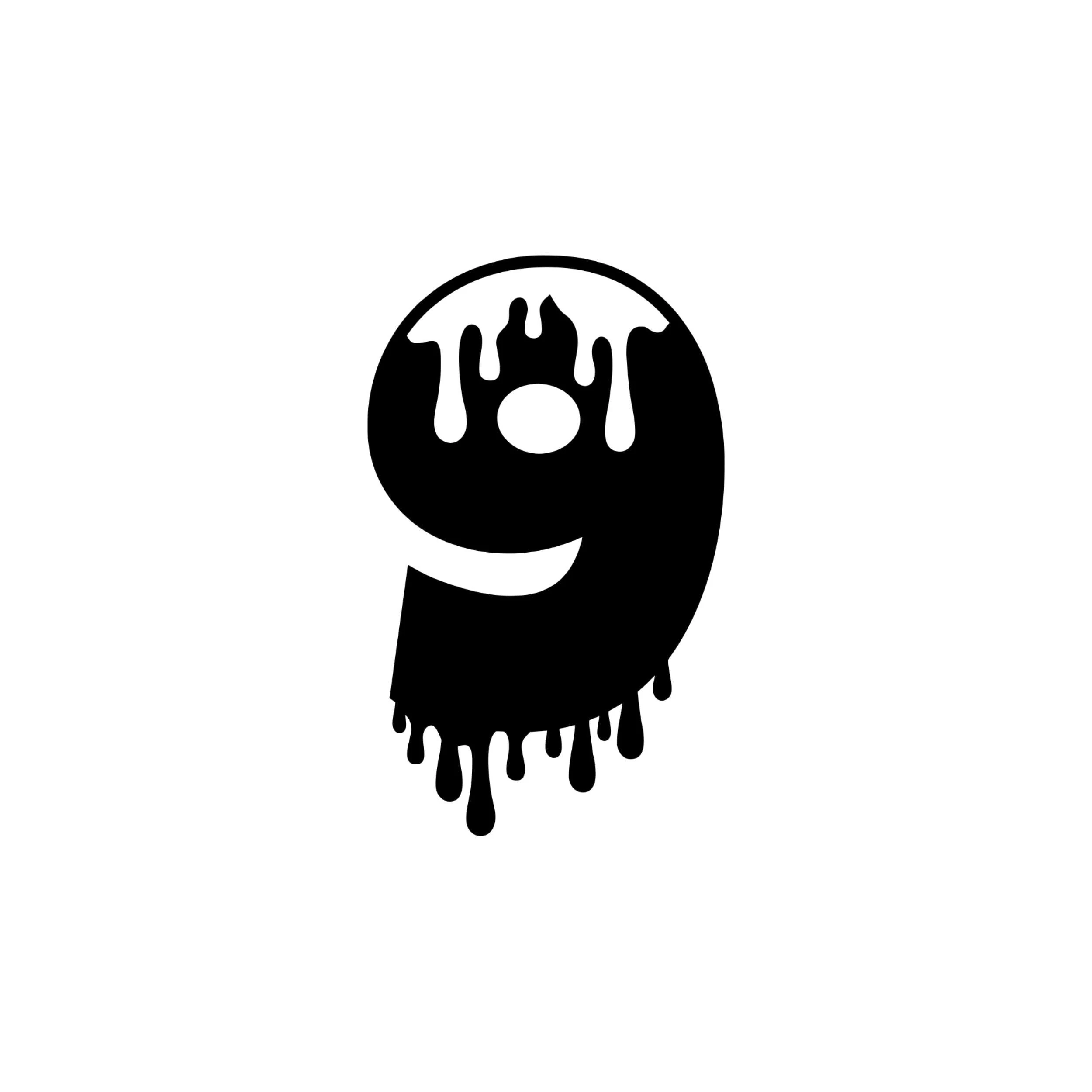Number Nine - Vinyl Decal - Custom Size