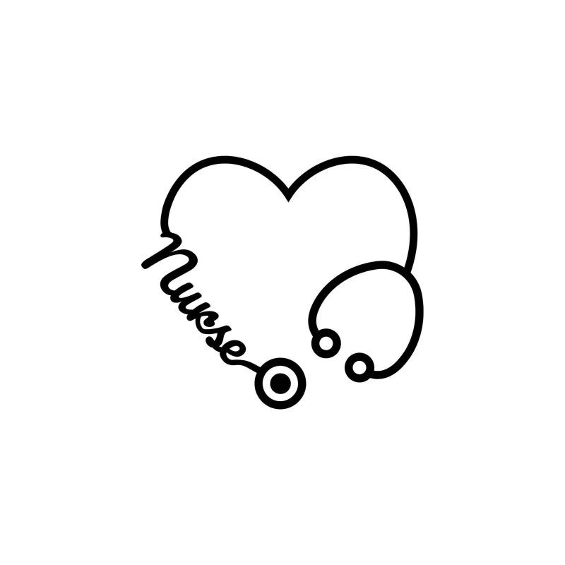 Nurse Vinyl Decal - Custom Size
