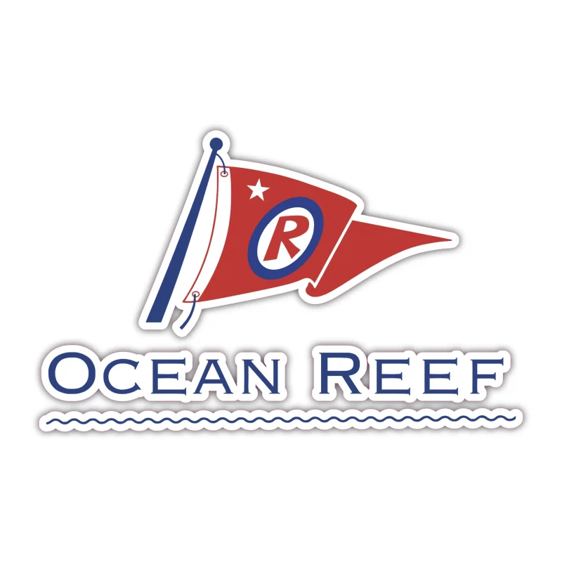 Ocean Reef Full Color Vinyl Decal - Custom Size