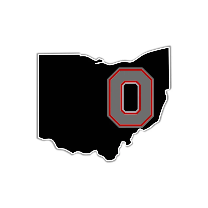 Ohio State Buckeyes Full Color Vinyl Decal - Custom Size