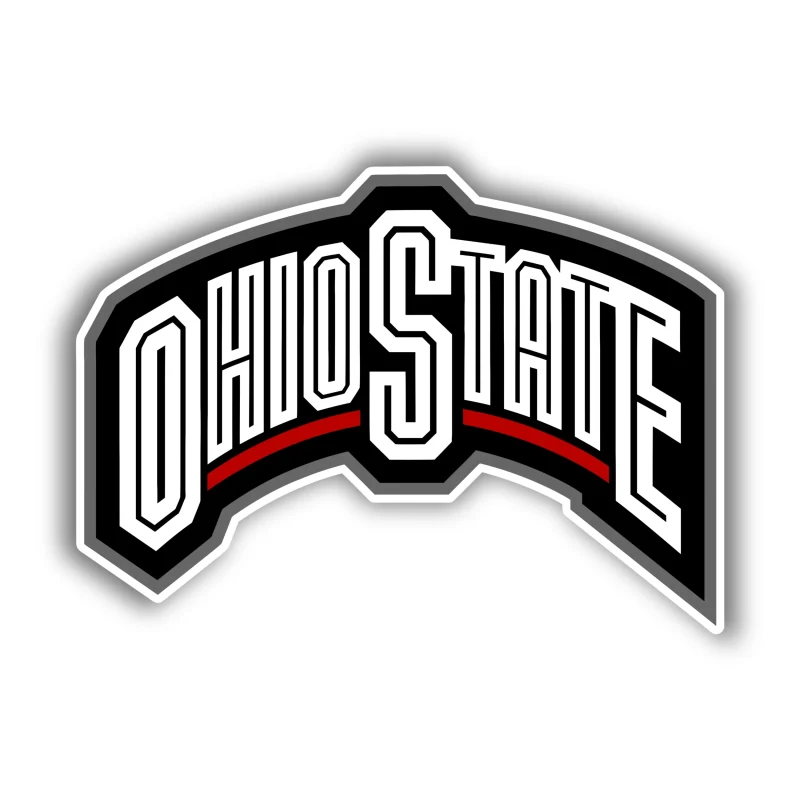 Ohio State Buckeyes - Ohio State Lettering - Iron On DTF Transfer - Custom Size