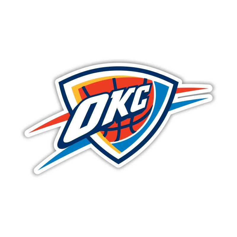Oklahoma City Thunder - OKC - Iron On DTF Transfer - Custom Size