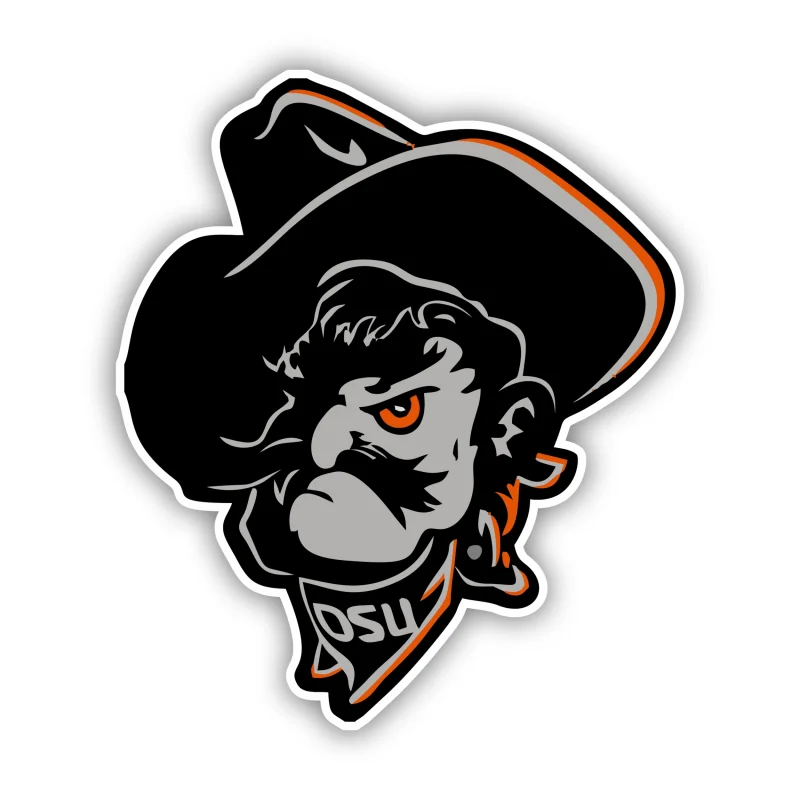 Oklahoma State University Cowboys Full Color Vinyl Decal – Custom Size
