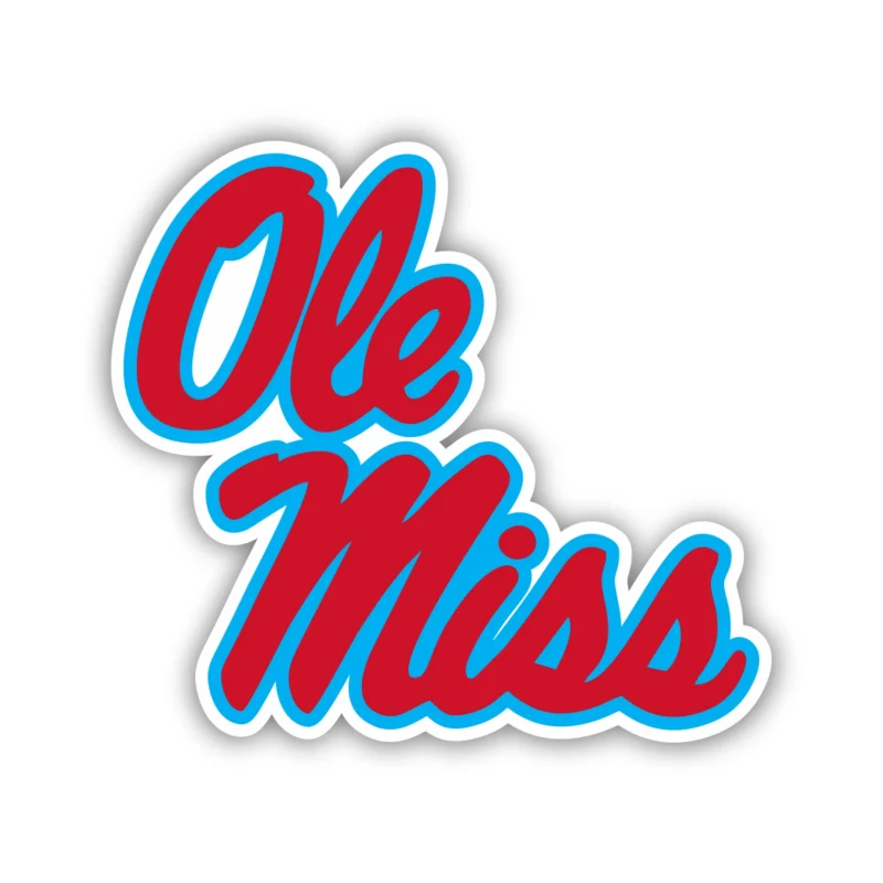 Ole Miss Rebels - Iron On DTF Transfer - Custom Size