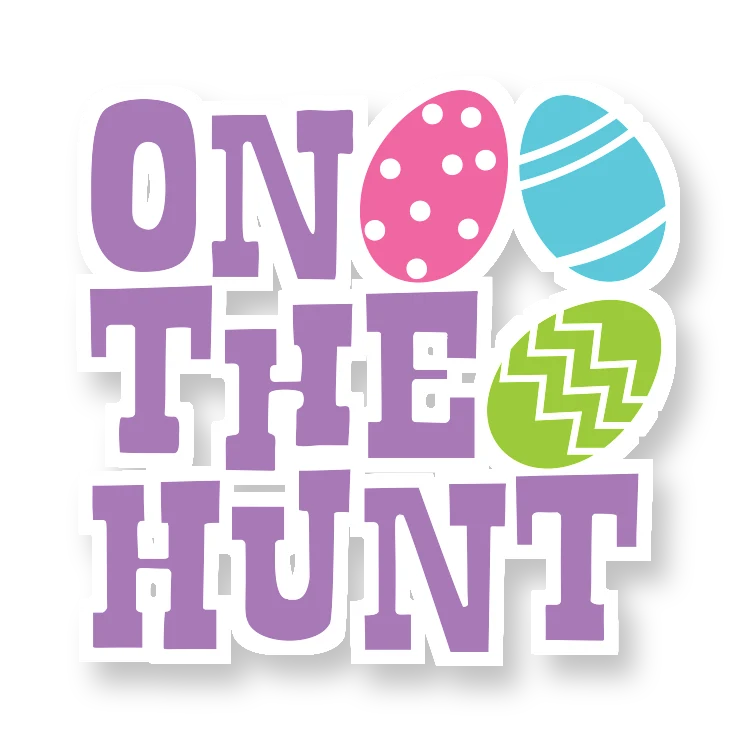 On The Hunt - Full Color Vinyl Sticker - Custom Size