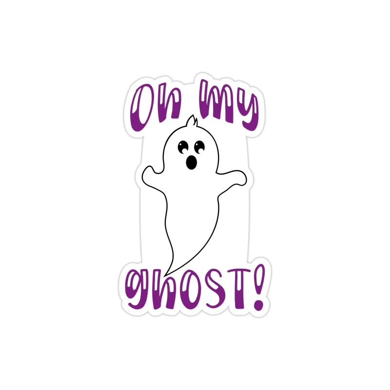 One Cool Ghoul Full Color Vinyl Decal - Custom Size