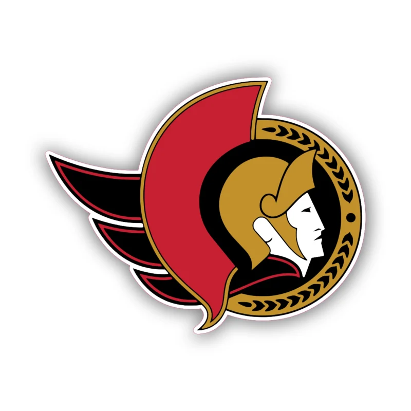 Ottawa Senators - Guy Side Profile - Iron On DTF Transfer - Custom Size