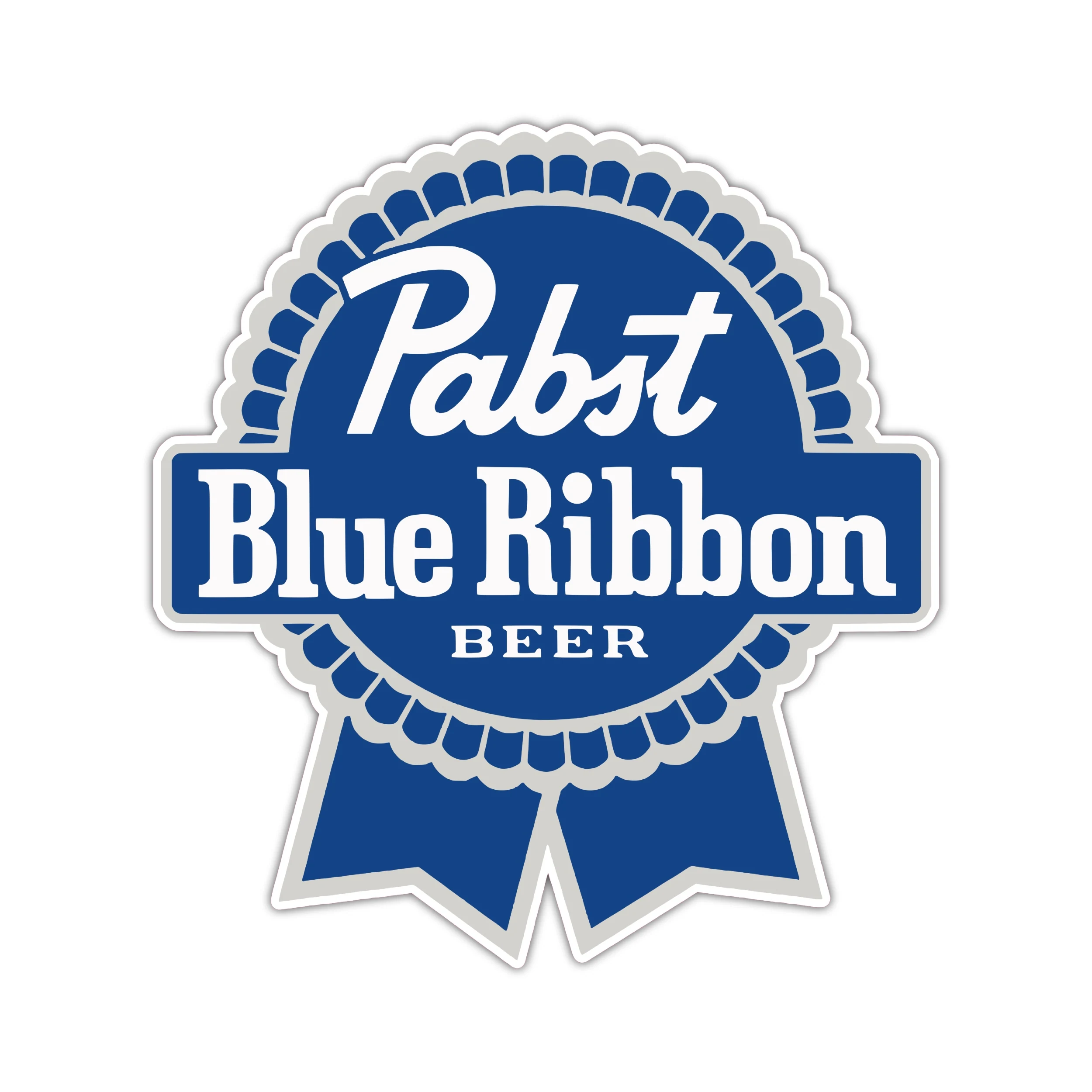 Pabst Blue Ribbon - Full Color Vinyl Decal - Custom Size