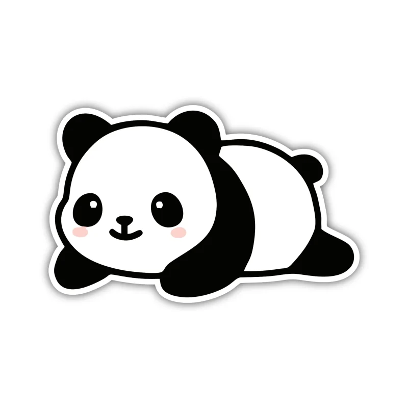 Panda - Iron On DTF Transfer - Custom Size
