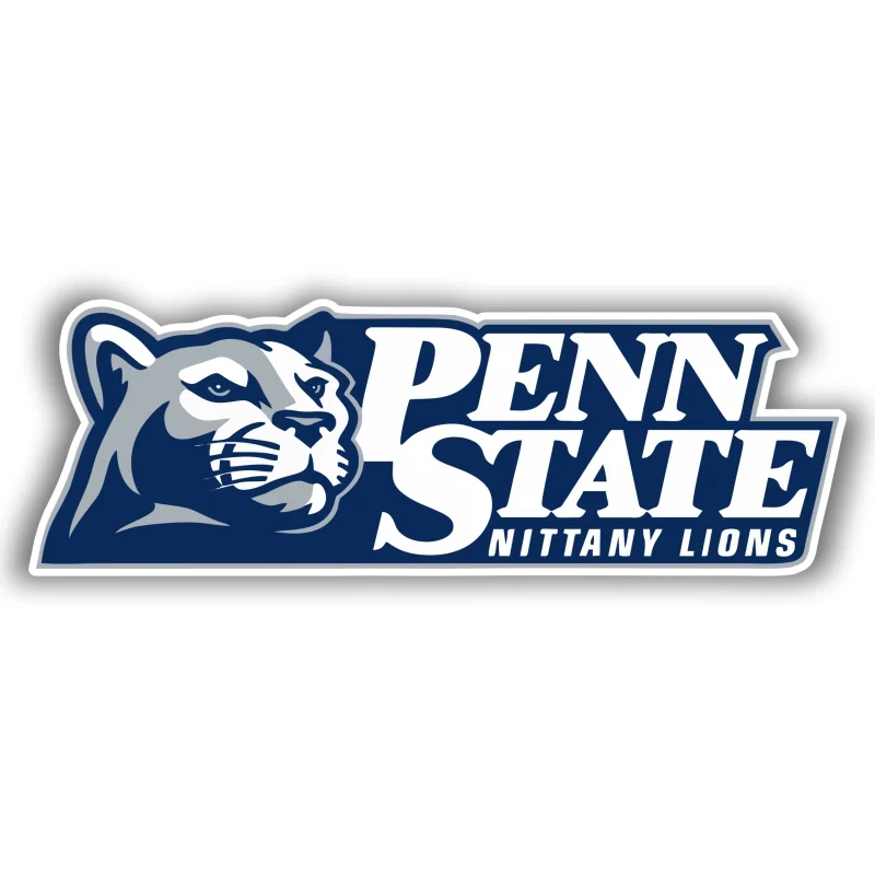 Penn State- Nittany Lion with Name - Iron On DTF Transfer - Custom Size