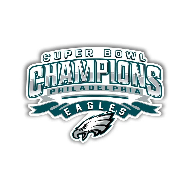 Philadelphia Eagles - Champions - Temporary Tattoo