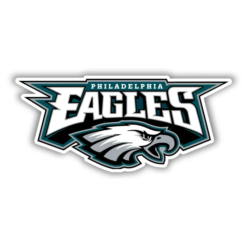 Philadelphia Eagles- Full Color Vinyl Sticker - Custom Size