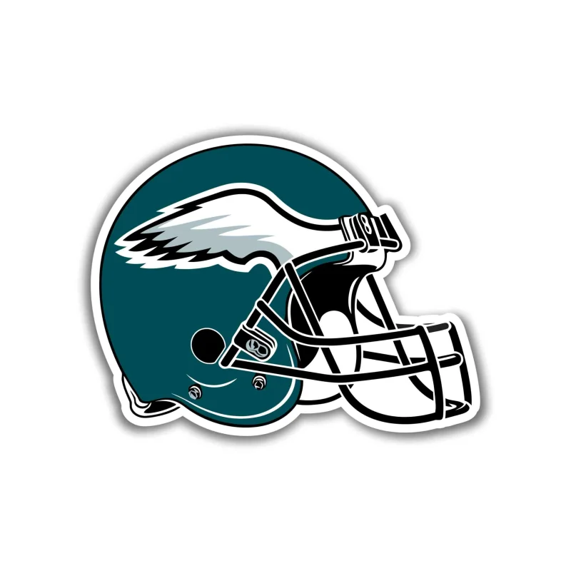 Philadelphia Eagles- Full Color Vinyl Sticker - Custom Size