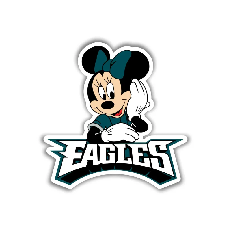 Philadelphia Eagles- Full Color Vinyl Sticker - Custom Size