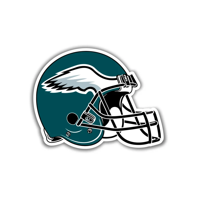 Philadelphia Eagles - Helmet - Temporary Tattoo