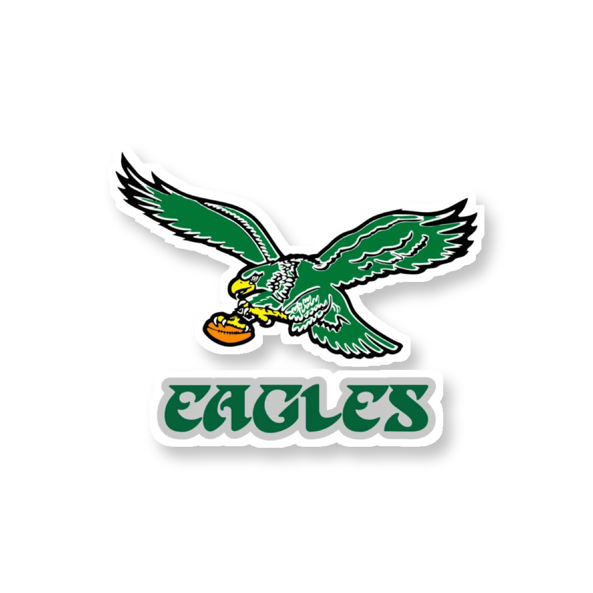 Philadelphia Eagles - Retro Logo - Temporary Tattoo
