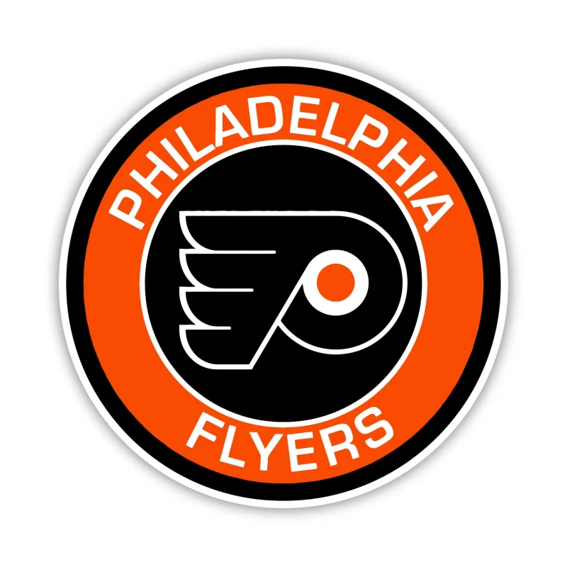 Philadelphia Flyers - Circle - Iron On DTF Transfer - Custom Size