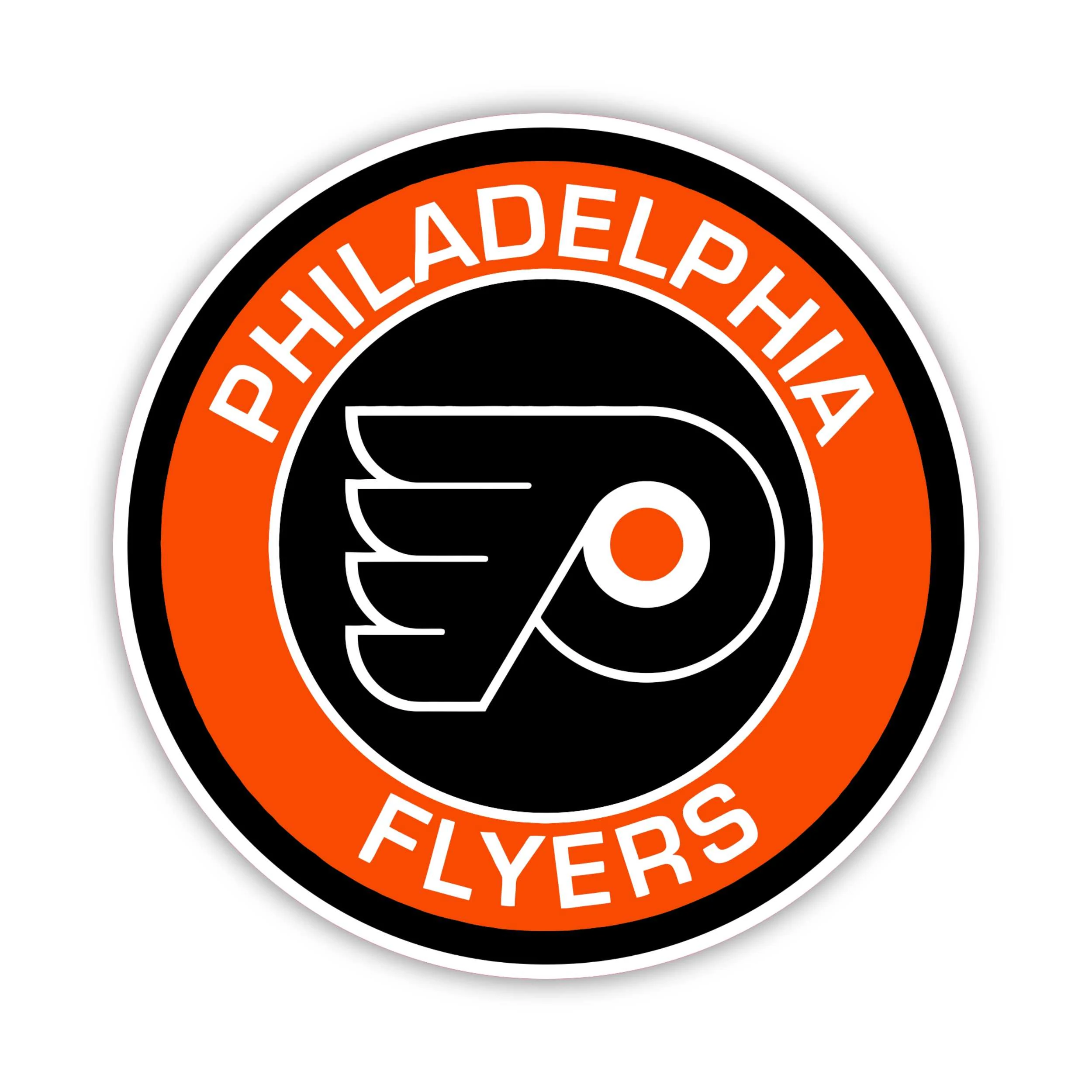 Philadelphia Flyers - Circle - Iron On DTF Transfer - Custom Size