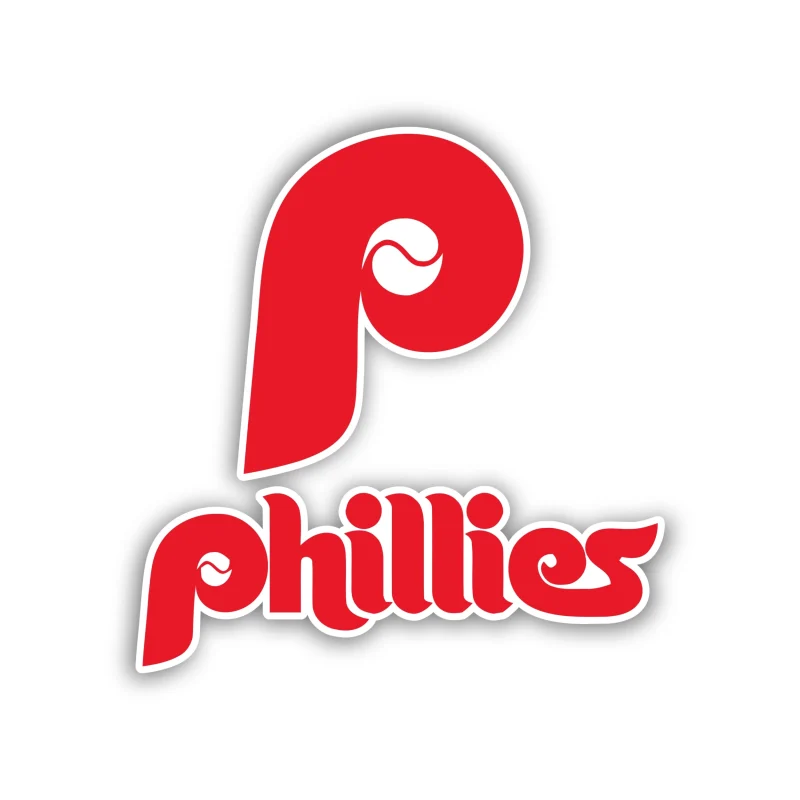 Philadelphia Phillies - P with Phillies - Iron On DTF Transfer - Custom Size