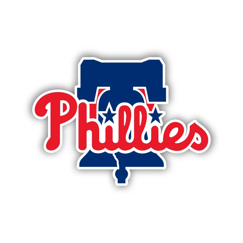 Philadelphia Phillies - Phillies with Bell - Iron On DTF Transfer - Custom Size