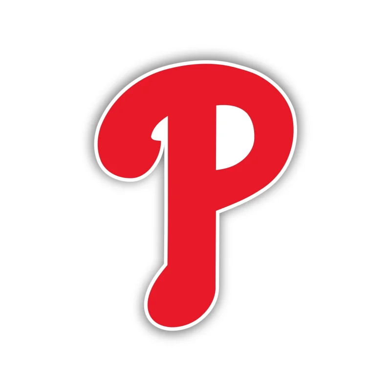 Philadelphia Phillies - Red P - Iron On DTF Transfer - Custom Size