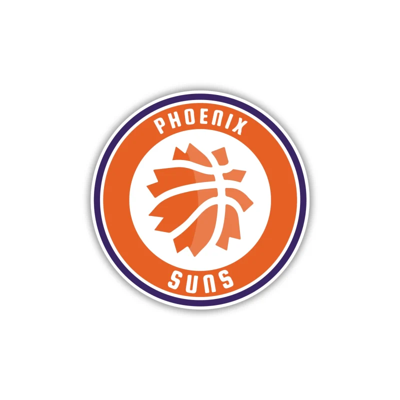 Phoenix Suns - Orange Circle - Iron On DTF Transfer - Custom Size