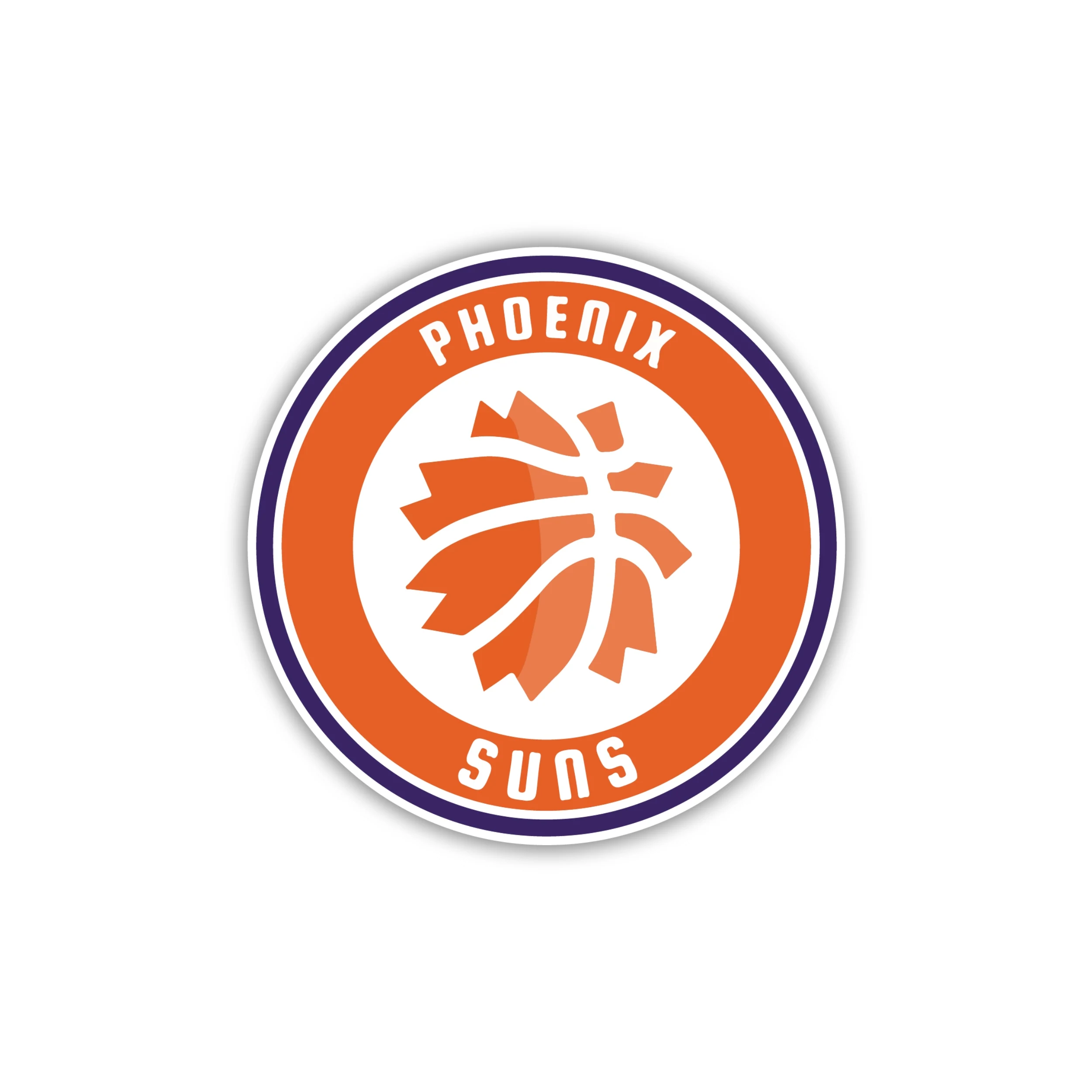 Phoenix Suns - Orange Circle - Iron On DTF Transfer - Custom Size