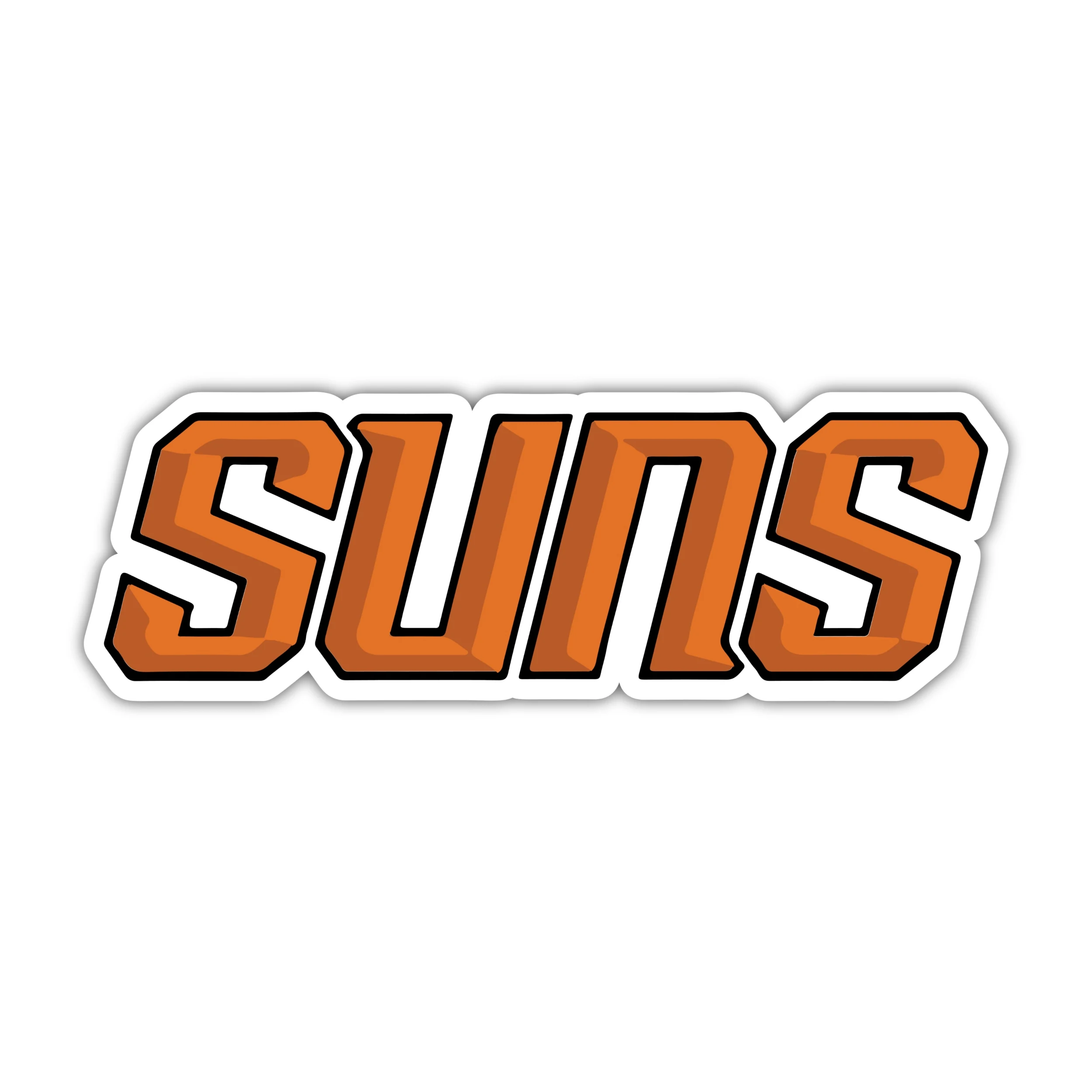 Phoenix Suns - Orange Suns - Temporary Tattoo