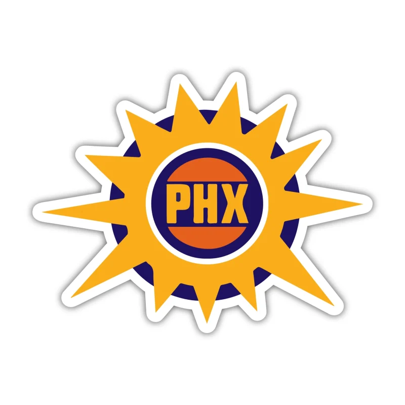 Phoenix Suns - PHX - Iron On DTF Transfer - Custom Size
