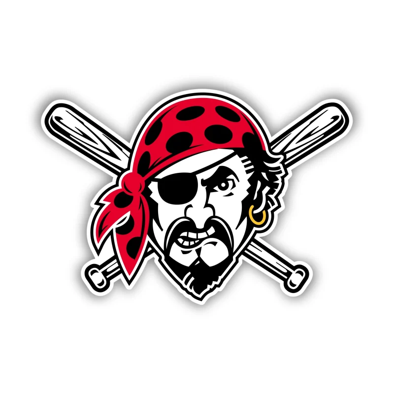 Pittsburgh Pirates - Pirates Head - Iron On DTF Transfer - Custom Size