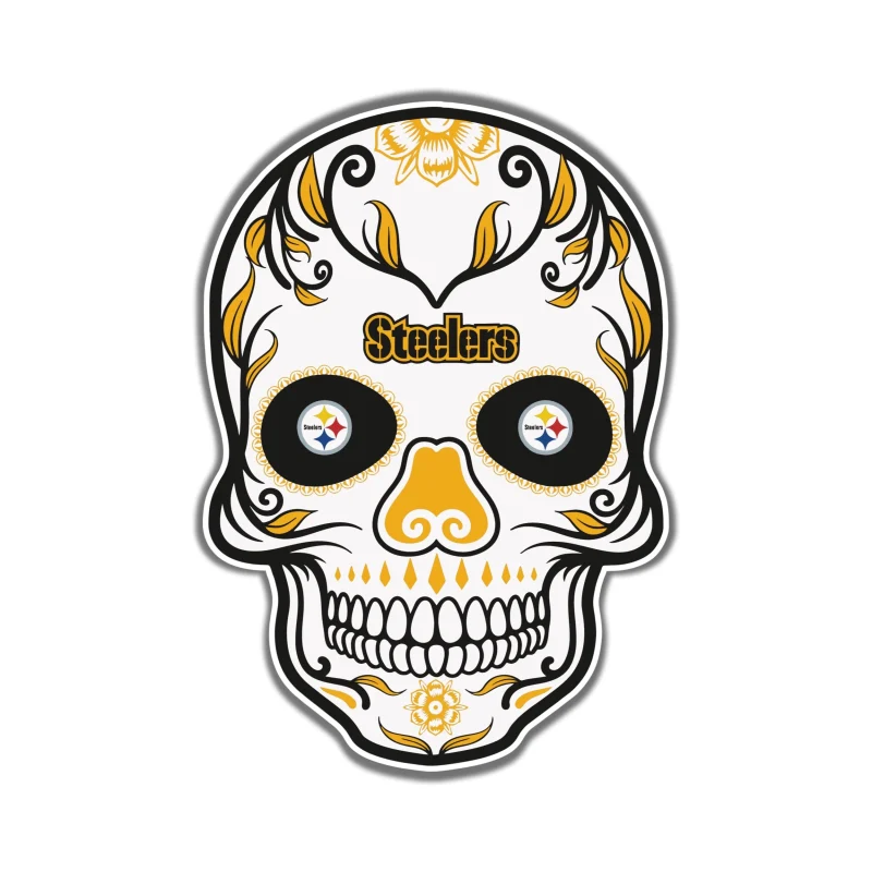 Pittsburgh Steelers Full Color Vinyl Sticker - Custom Size