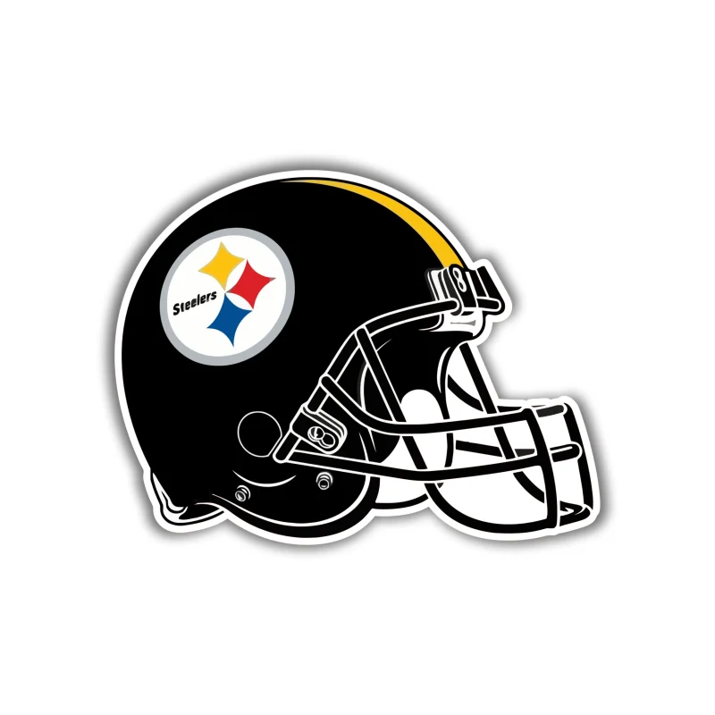 Pittsburgh Steelers - Helmet - Iron On DTF Transfer - Custom Size
