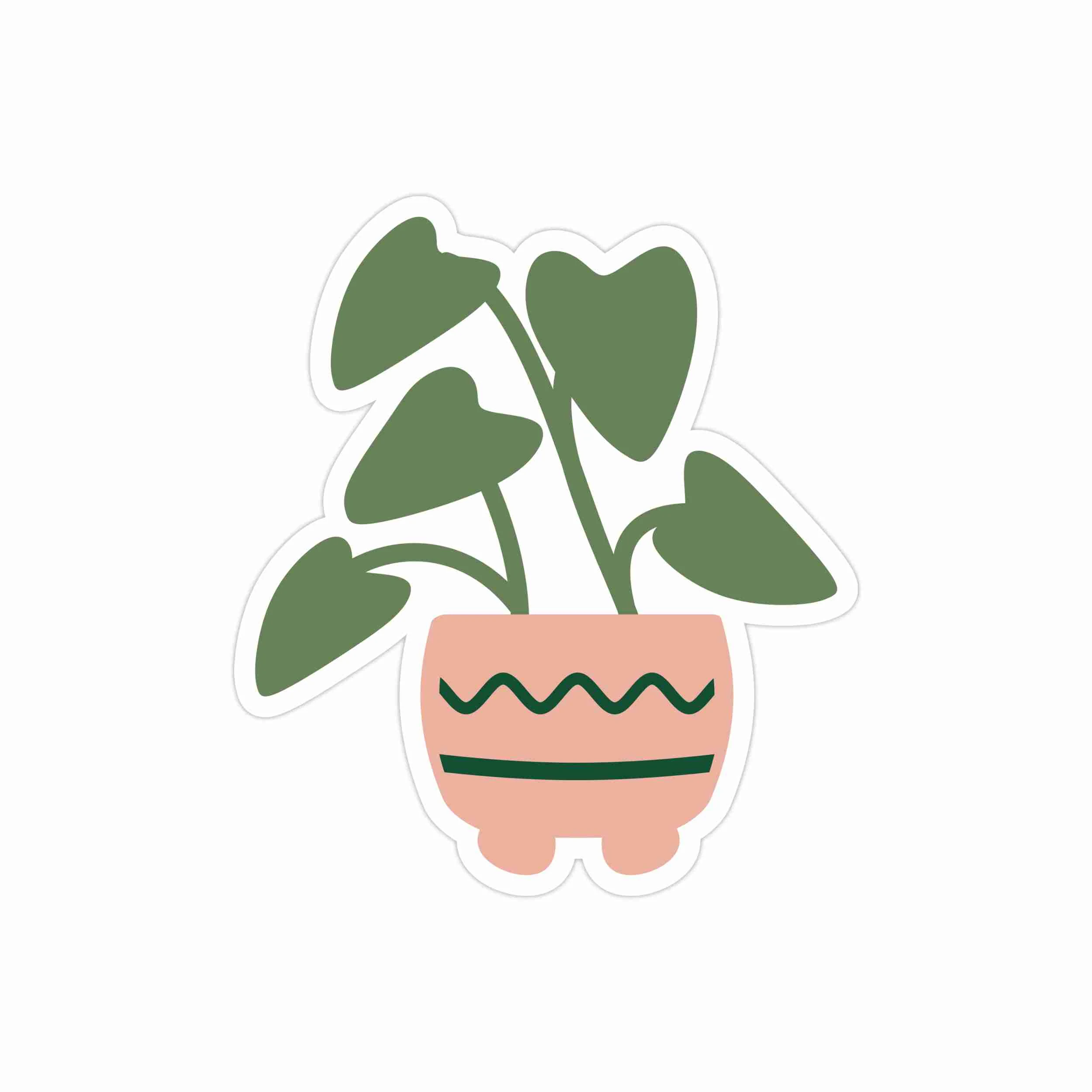Plant Full Color Vinyl Decal - Custom Size