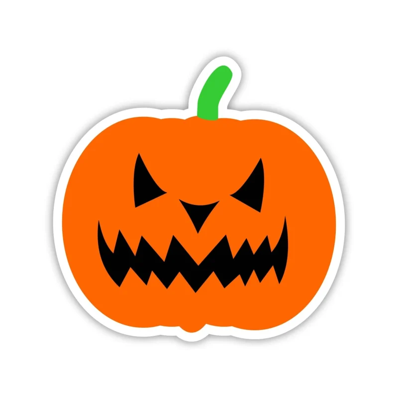 Pumpkin Full Color Vinyl Decal