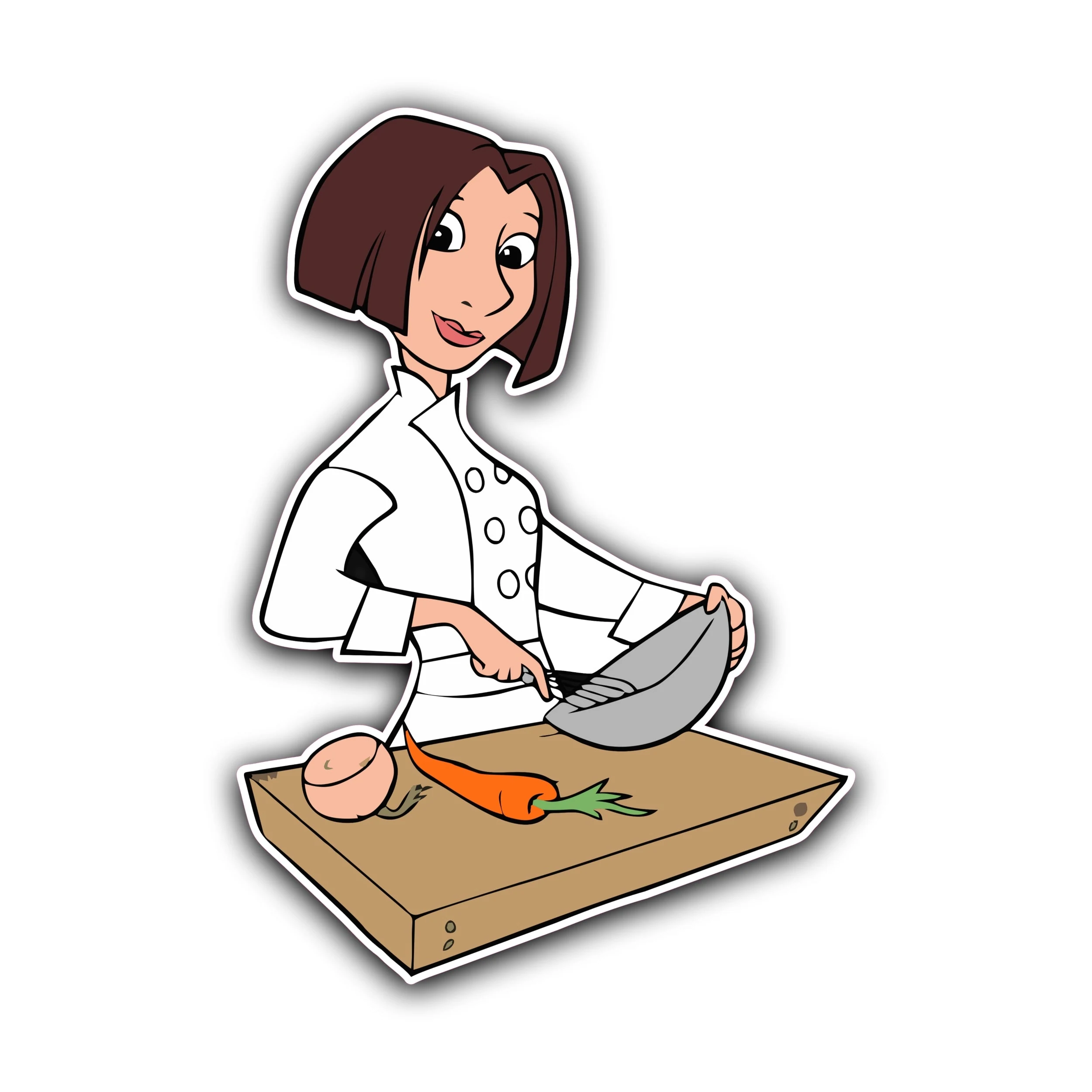 Ratatouille Full Color Vinyl Sticker - Custom Size