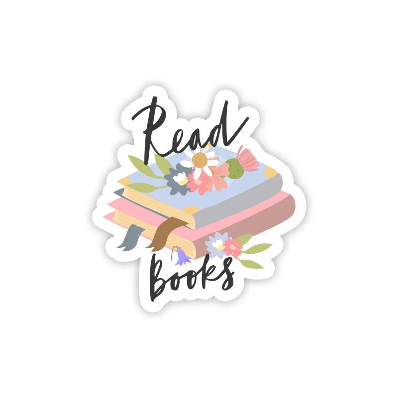 Read Books - Full Color Vinyl Decal - Custom Size