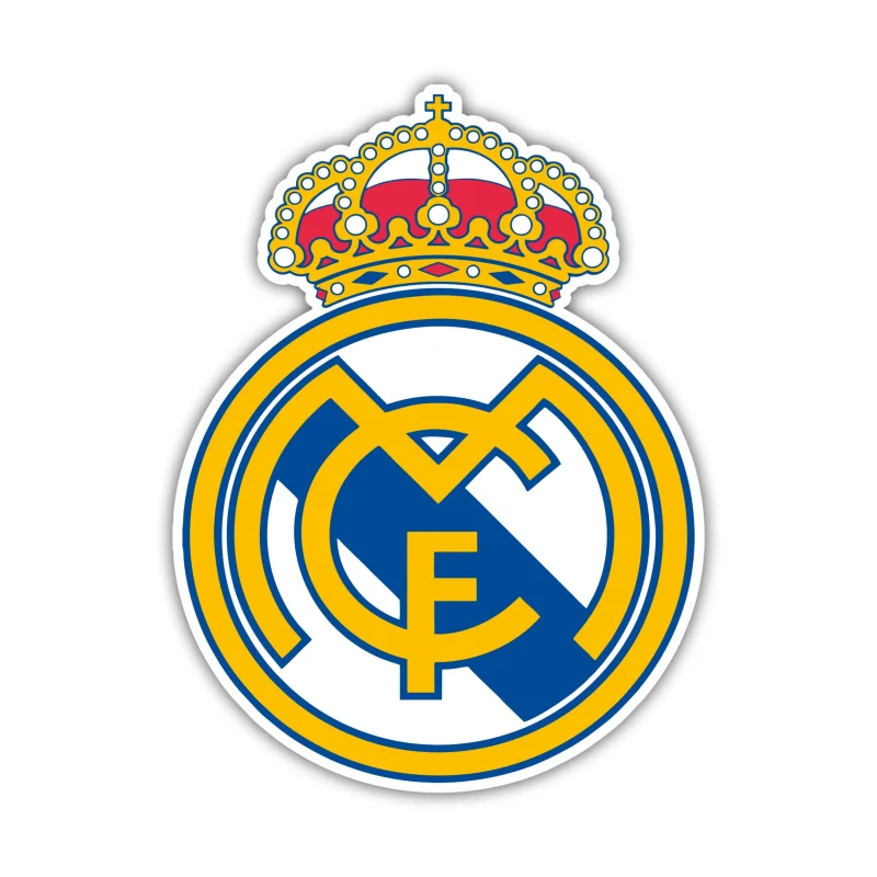 Real Madrid CF - Logo - Iron On DTF Transfer - Custom Size