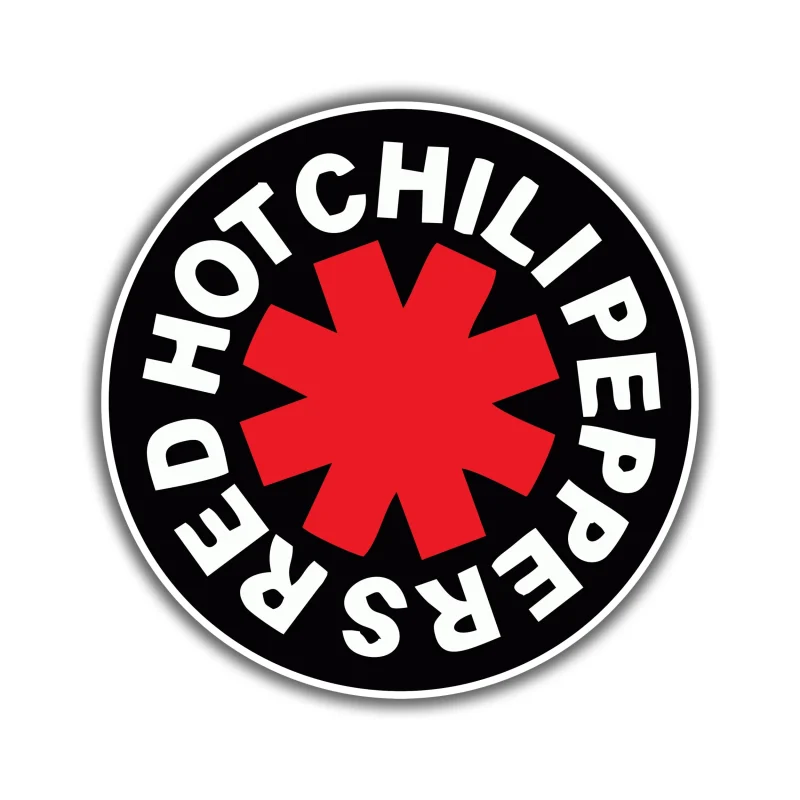 Red Hot Chili Peppers Full Color Vinyl Decal - Custom Size