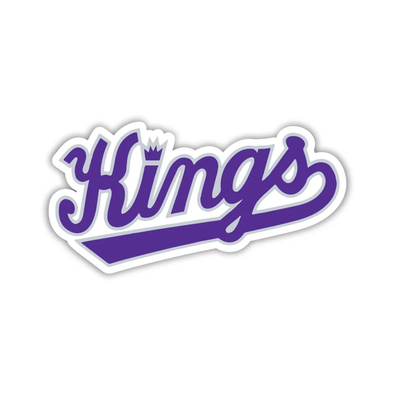 Sacramento Kings - Cursive Kings - Iron On DTF Transfer - Custom Size