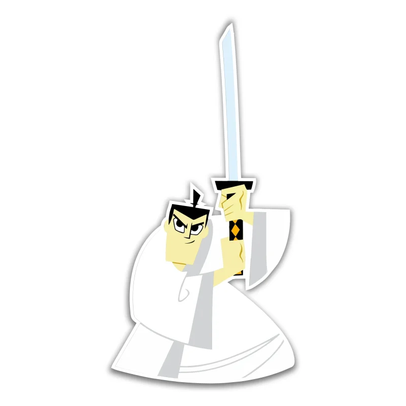 Samurai Jack Full Color Vinyl Decal - Custom Size