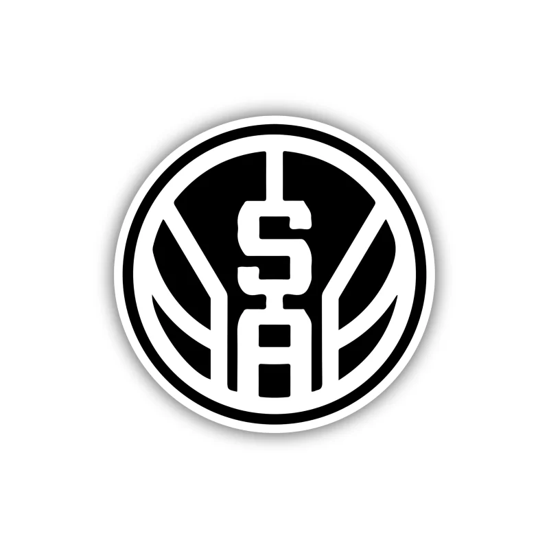 San Antonio Spurs - Basketball With SA - Iron On DTF Transfer - Custom Size