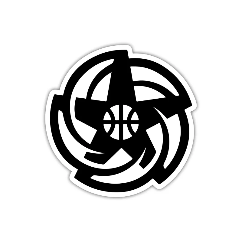San Antonio Spurs - Star With Basketball - Iron On DTF Transfer - Custom Size