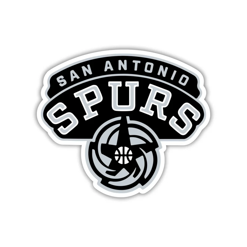 San Antonio Spurs - Star With Name Above - Temporary Tattoo