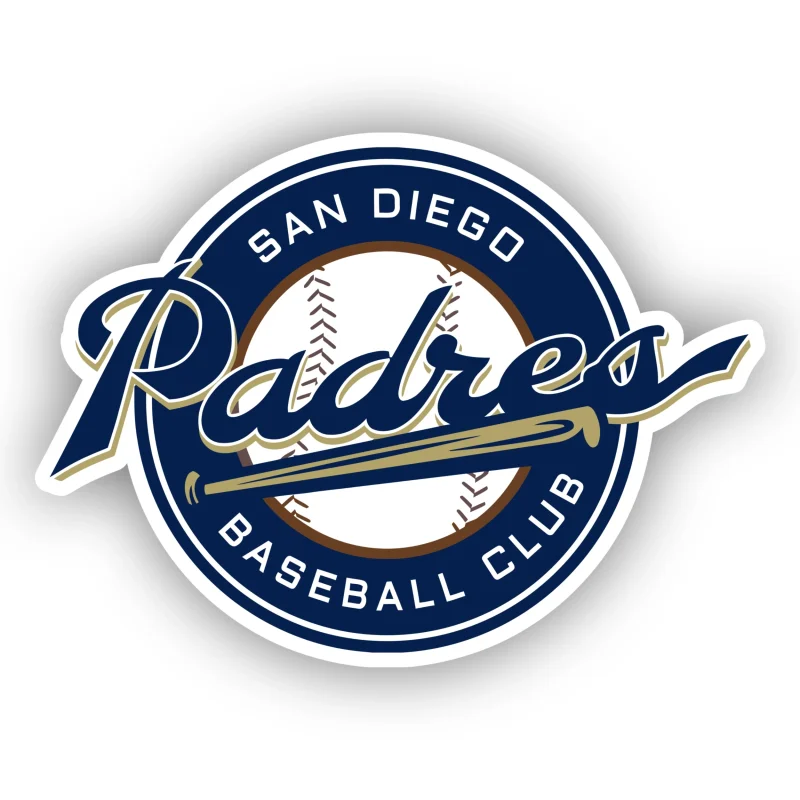 San Diego Padres - Blue Circle Baseball Club - Iron On DTF Transfer - Custom Size