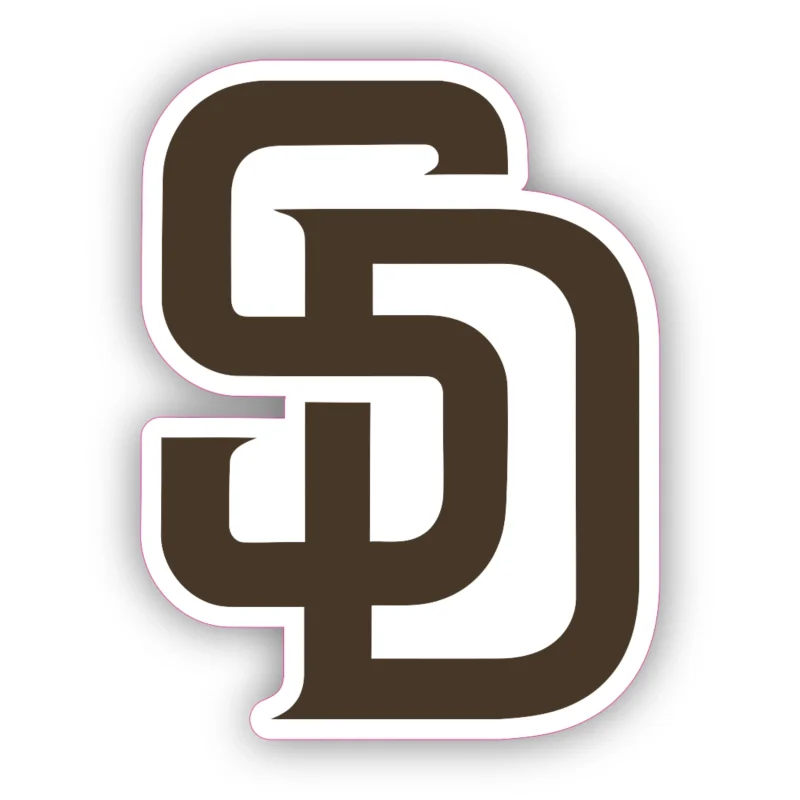 San Diego Padres - Brown SD - Iron On DTF Transfer - Custom Size