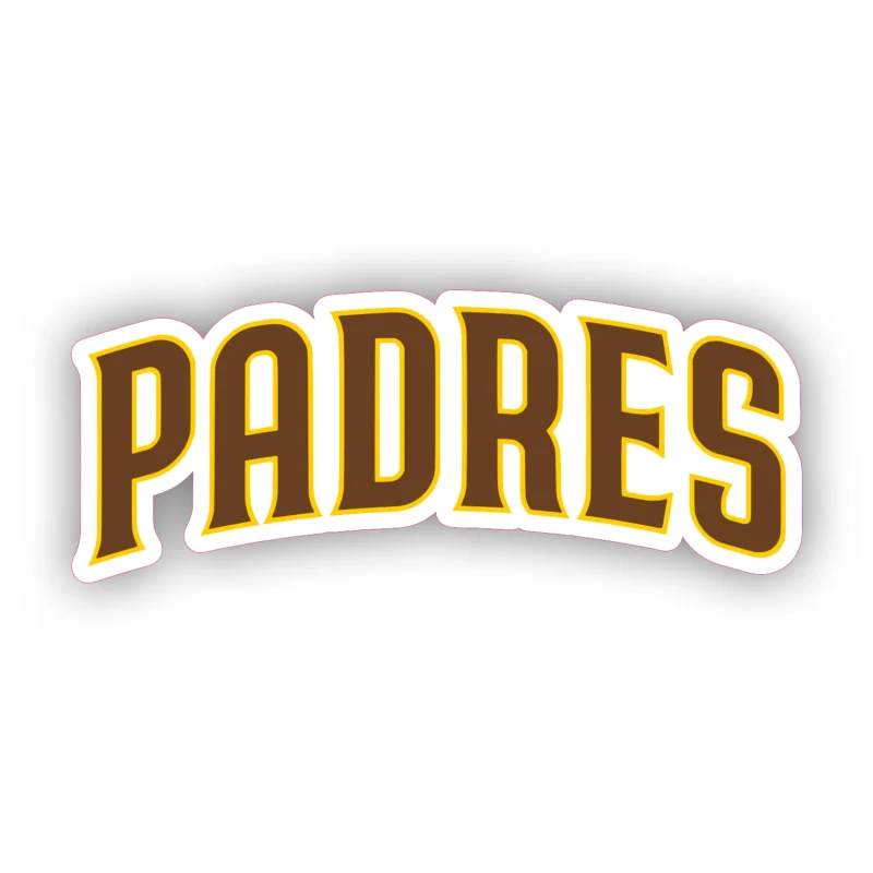 San Diego Padres - Light Brown Padres - Iron On DTF Transfer - Custom Size
