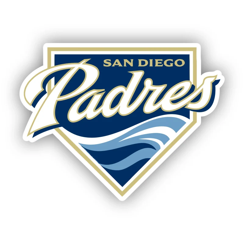 San Diego Padres - Plate with Name - Iron On DTF Transfer - Custom Size