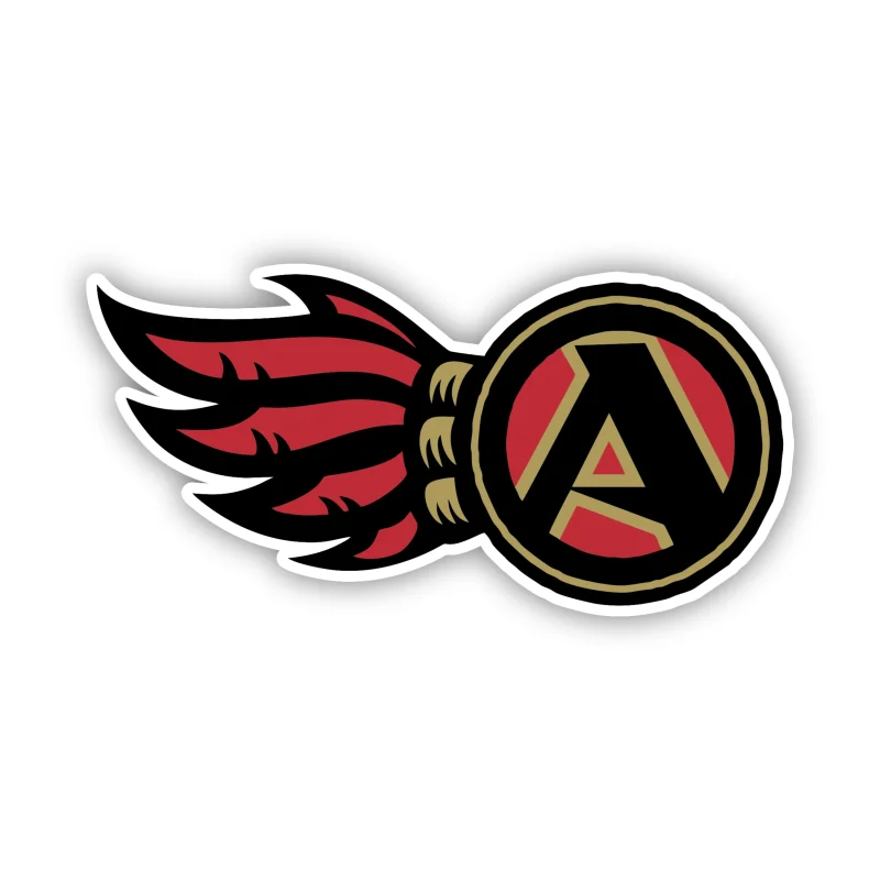 San Diego State Aztecs - A with Feathers - Iron On DTF Transfer - Custom Size